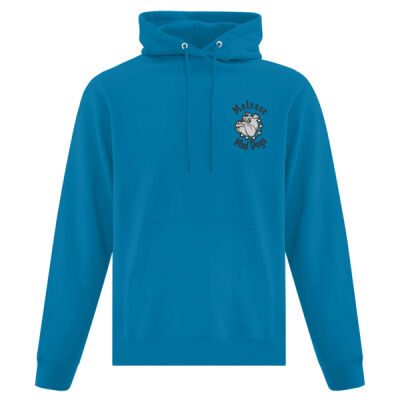 (E1LC) Unisex Embroidered Mad Dog Hoodie (black font) Thumbnail