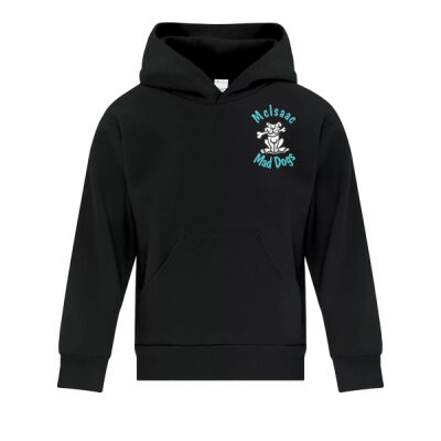 (E2LC) Youth Embroidered Puppy Dog Hoodie (teal font) Thumbnail