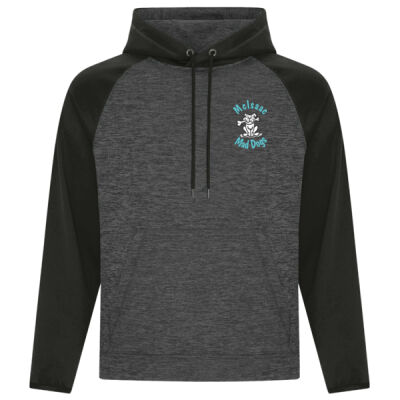 (E2LC) Unisex Embroidered Puppy Dog Performance Hoodie Thumbnail