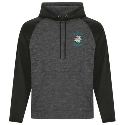 (E1LC) Unisex Embroidered Mad Dog Performance Hoodie  Thumbnail