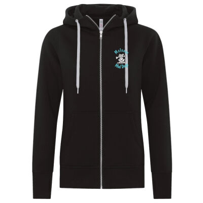 (E2LC) Ladies Puppy Dog Full Zip Hoodie  Thumbnail