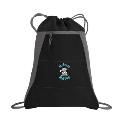 (E2FC) Embroidered Puppy Dog Drawstring Backpack Thumbnail